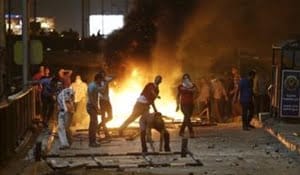 Supporters of ousted President Mohammed Morsi