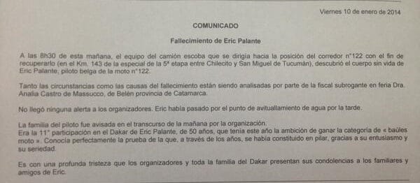 comunicado