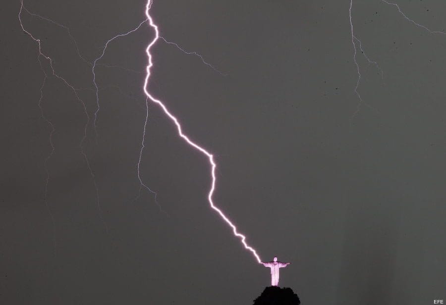 FUERTE TORMENTA SOBRE RÍO DE JANEIRO