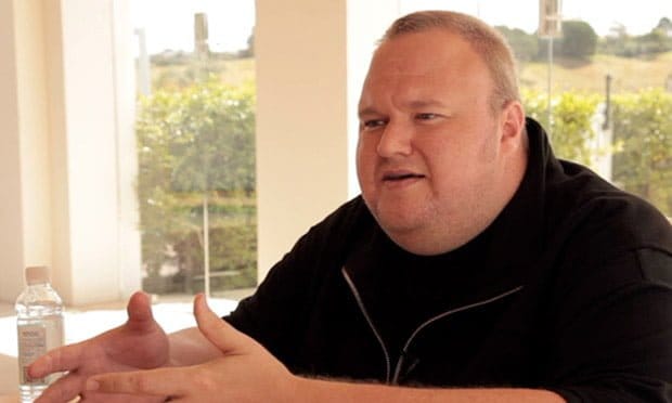 Kim Dotcom on Mega, Hollywood, the internet and copyright enforcement - video
