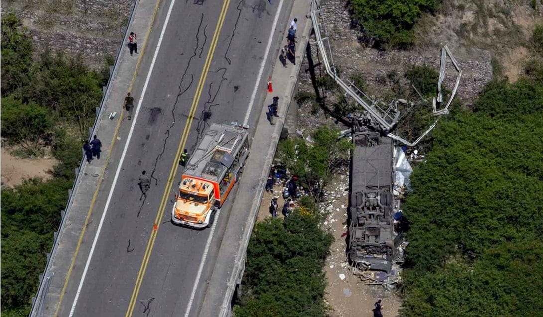 El 14 de diciembre se accidentó un micro lleno de efectivos de Gendarmería en Salta.