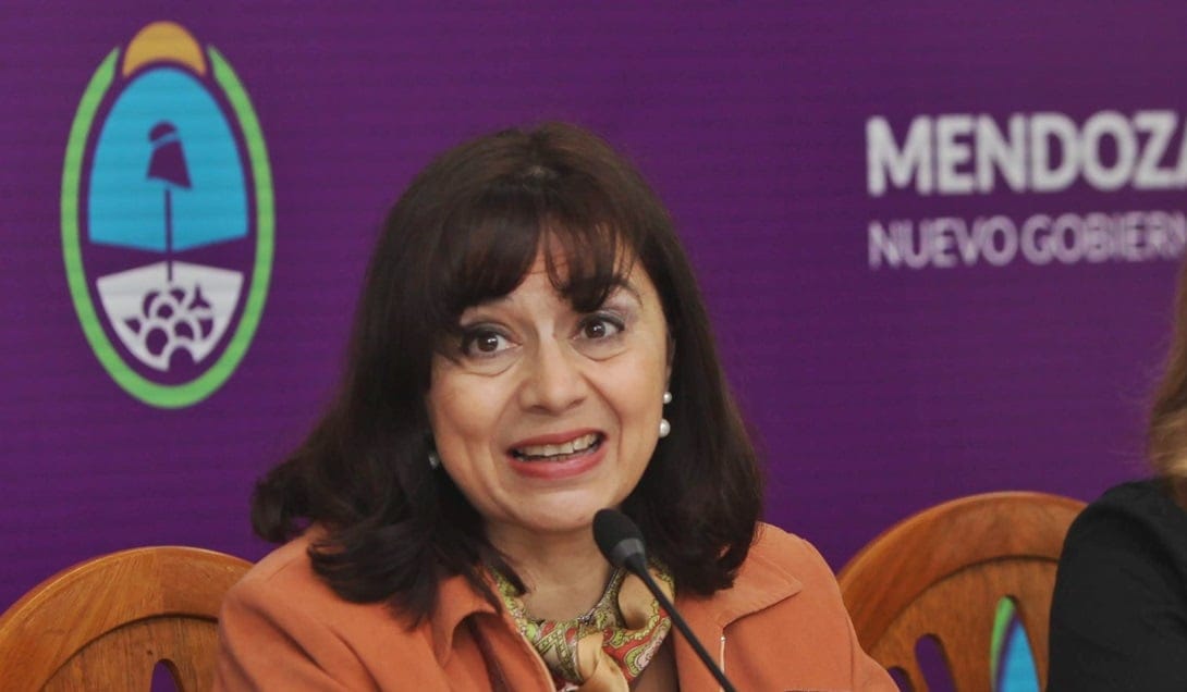 Emma Cunietti se manifestó en contra de la prohibición de libros que ejecutó Vollmer al frente de la DGE. Foto: Archivo - Prensa Gobierno de Mendoza